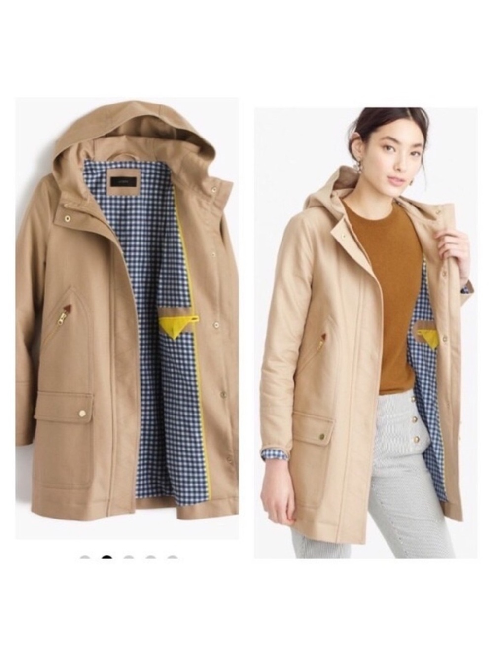 J Crew Trench Chateau Trench Coat